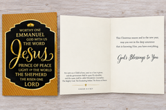 The Names of Jesus - 25 Christmas Boxed Cards