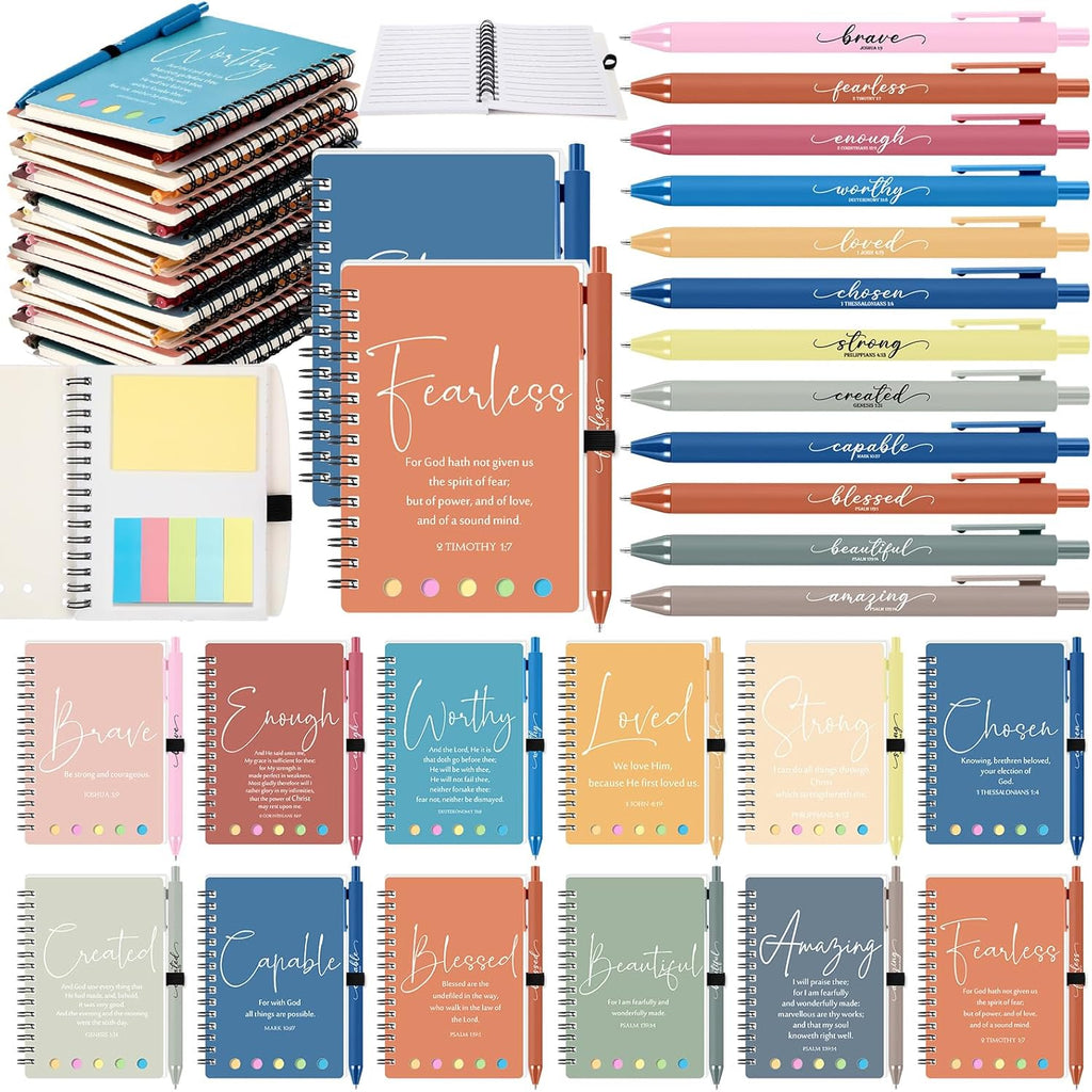 Scripture Notebook with Pen - Fearless