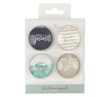 Give You Rest Glass Magnet Set